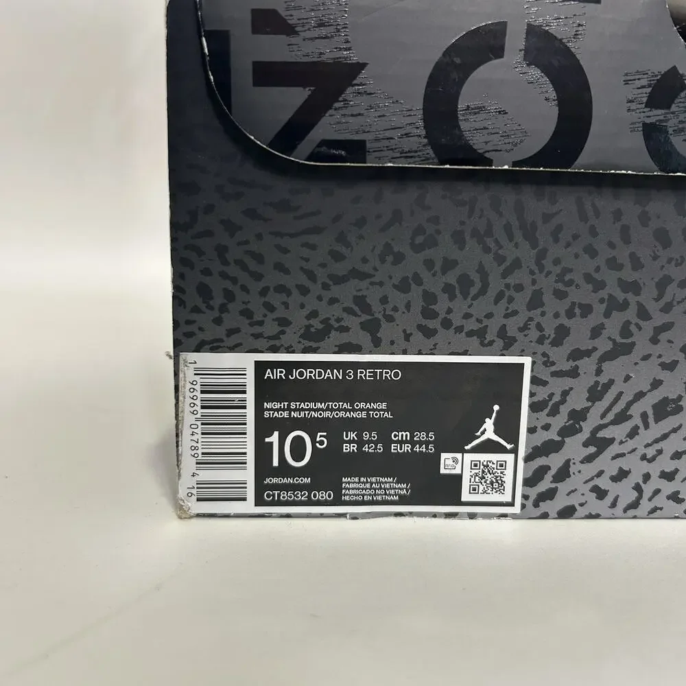 Nike Air Jordan 3 Retro “Fear Pack” 2023
